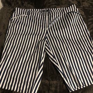 Womens black and white shorts new
